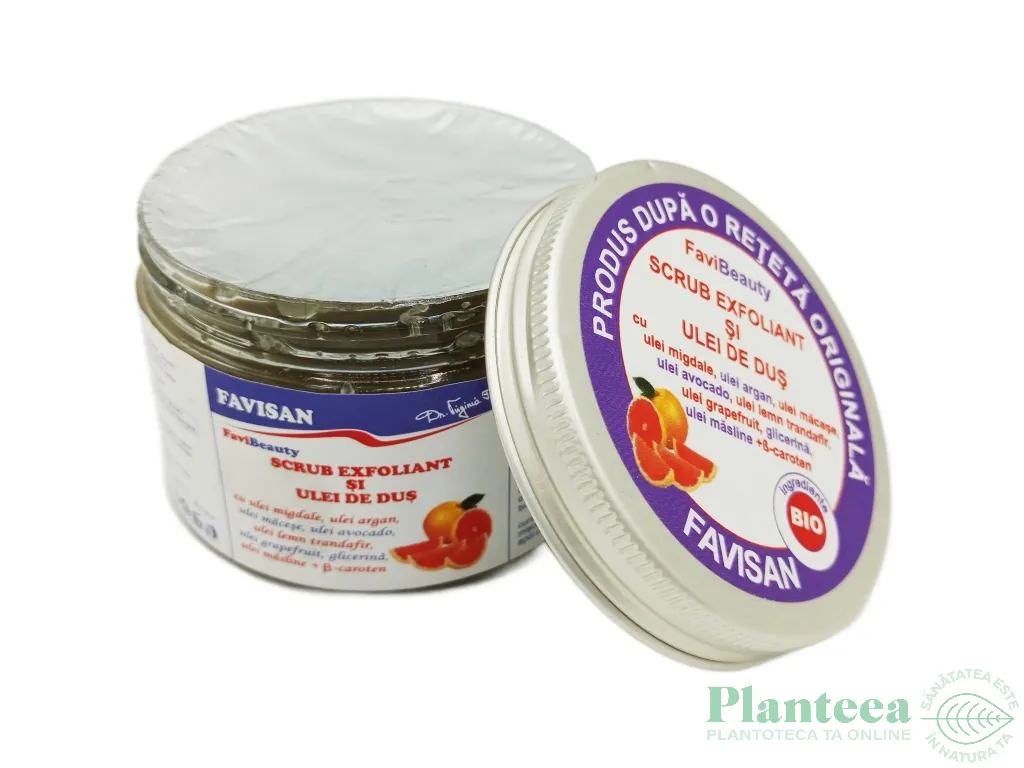 Scrub exfoliant ulei dus 150ml - FAVISAN