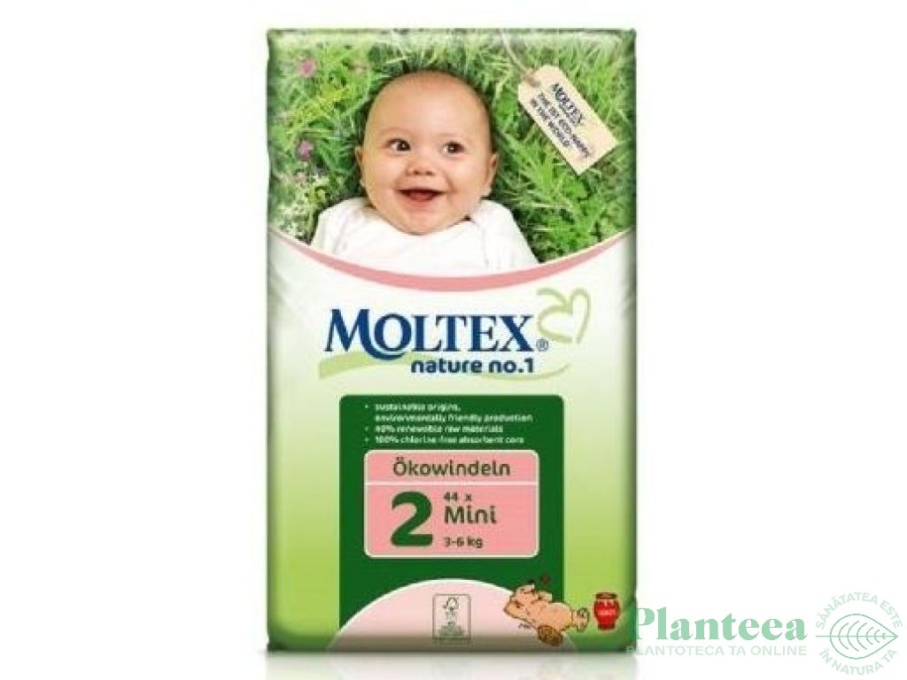 Scutece naturale nr2 mini {3~6kg} 44b - MOLTEX