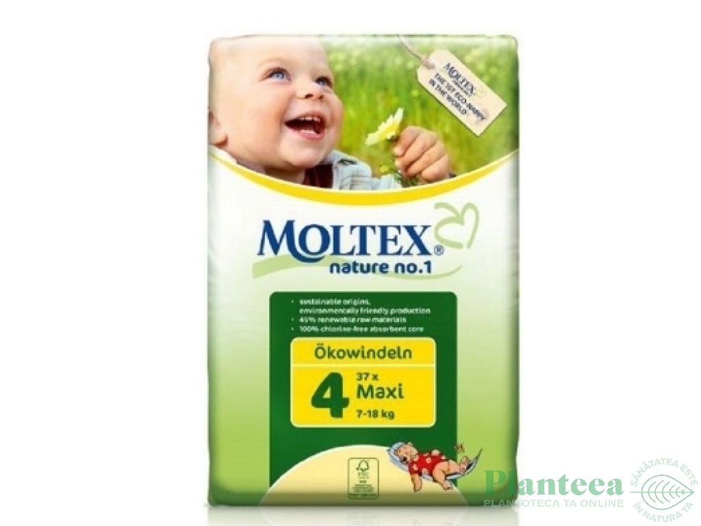 Scutece naturale nr4 maxi {7~18kg} 30b - MOLTEX