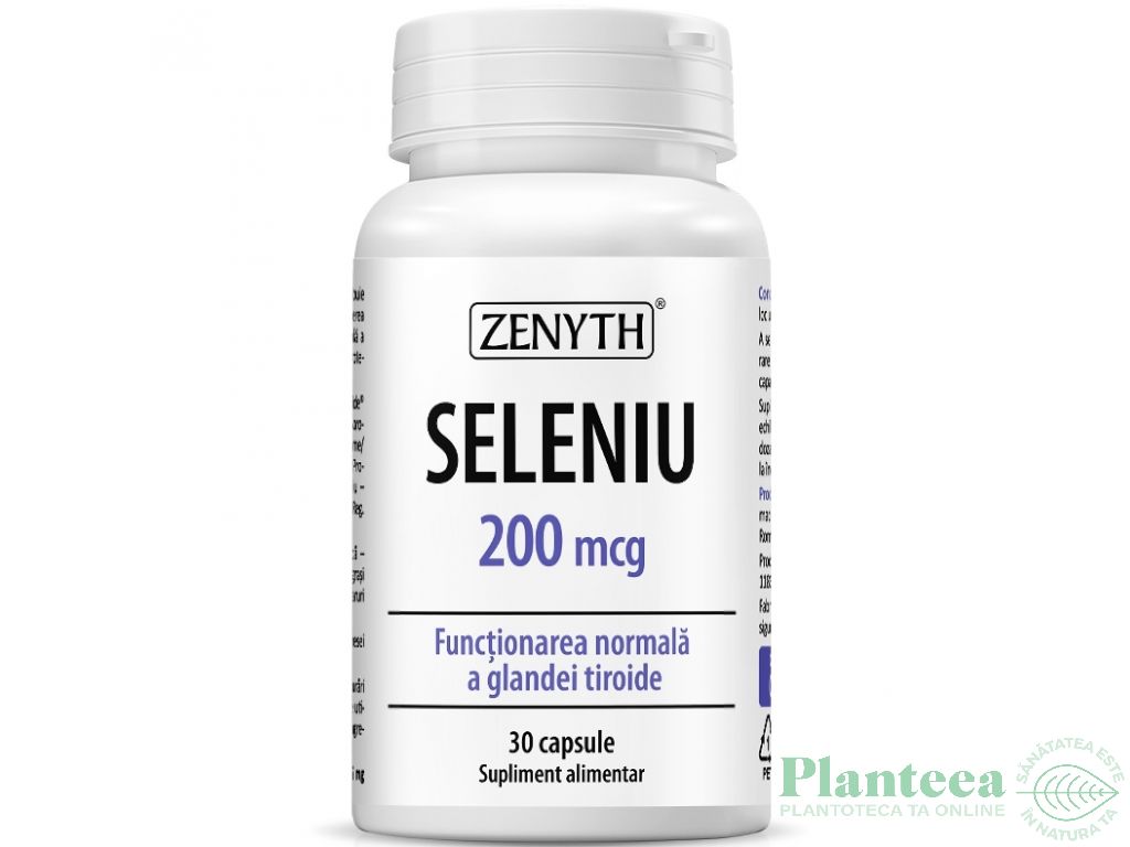 Seleniu 200mcg 30cps - ZENYTH