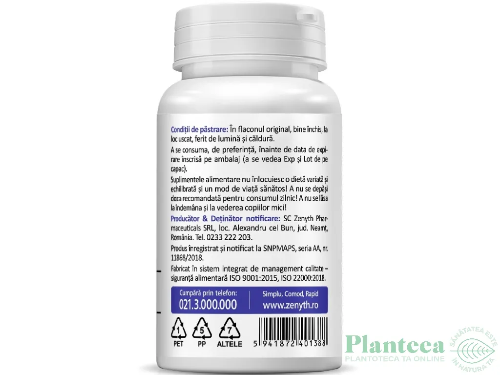 Seleniu 200mcg 30cps - ZENYTH