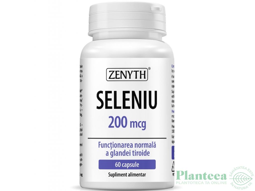 Seleniu 200mcg 60cps - ZENYTH