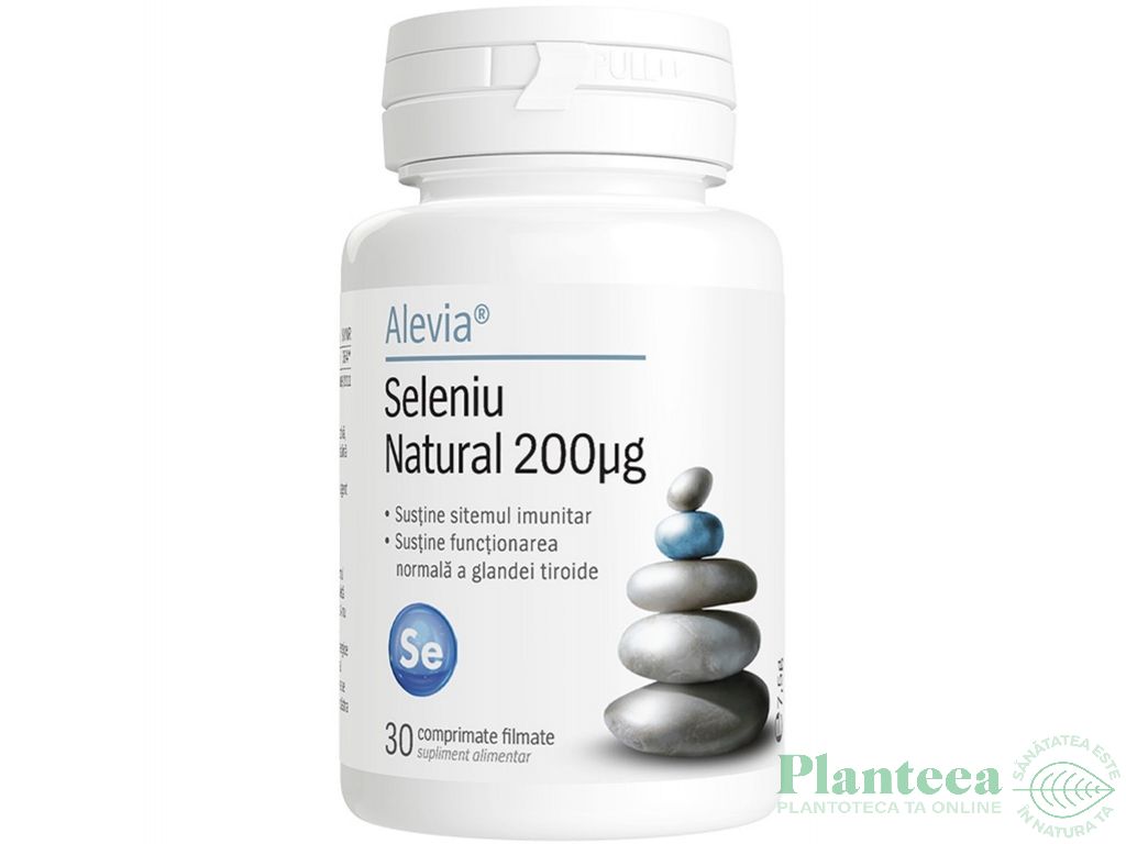 Seleniu natural 200µg 30cp - ALEVIA