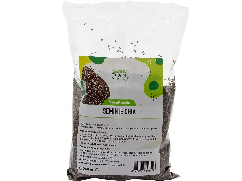 Seminte chia 250g - SEVA FOOD