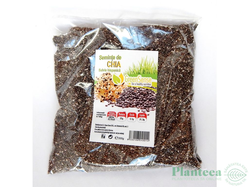 Seminte chia 200g - GREEN SENSE