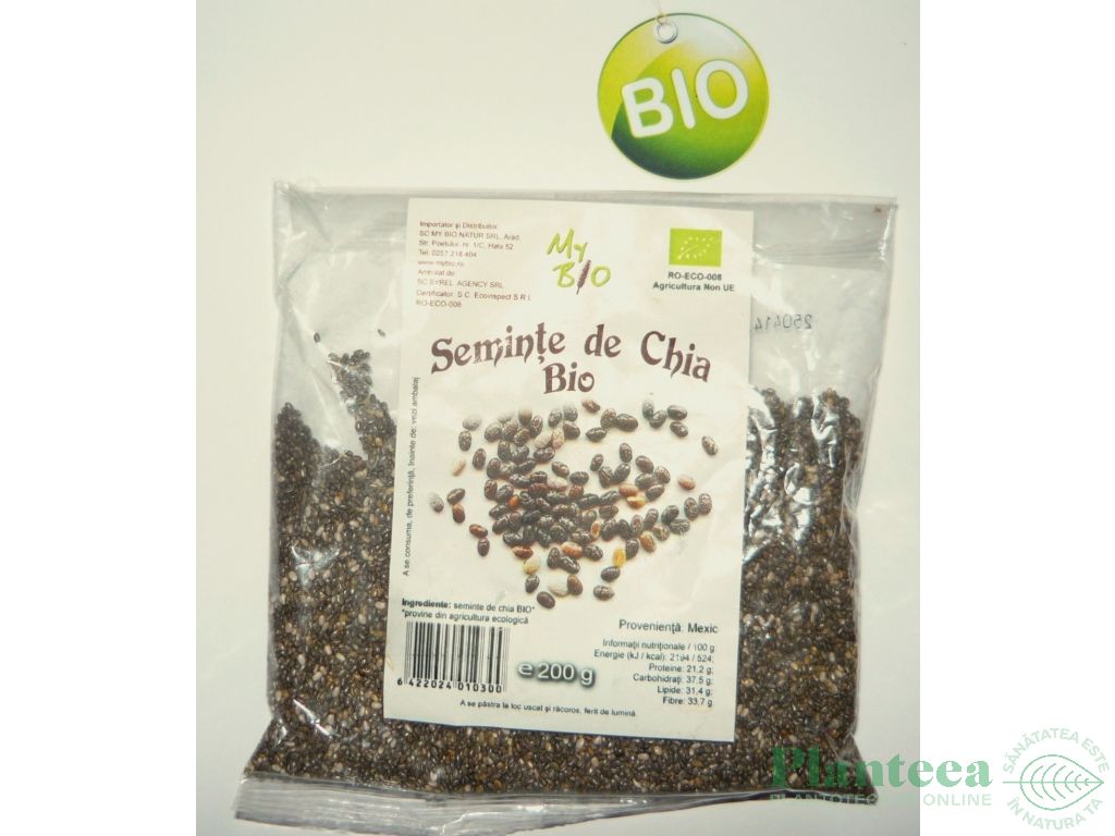 Seminte chia eco 200g - MY BIO