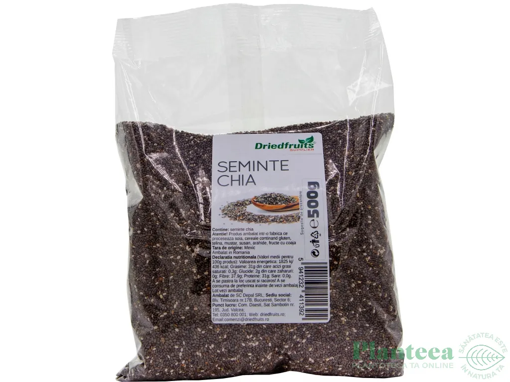 Seminte chia 500g - DRIED FRUITS