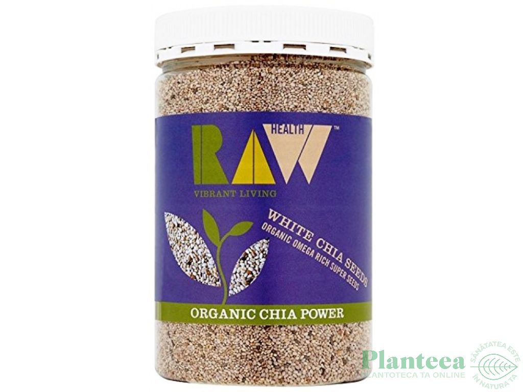 Seminte chia albe 450g - RAW HEALTH