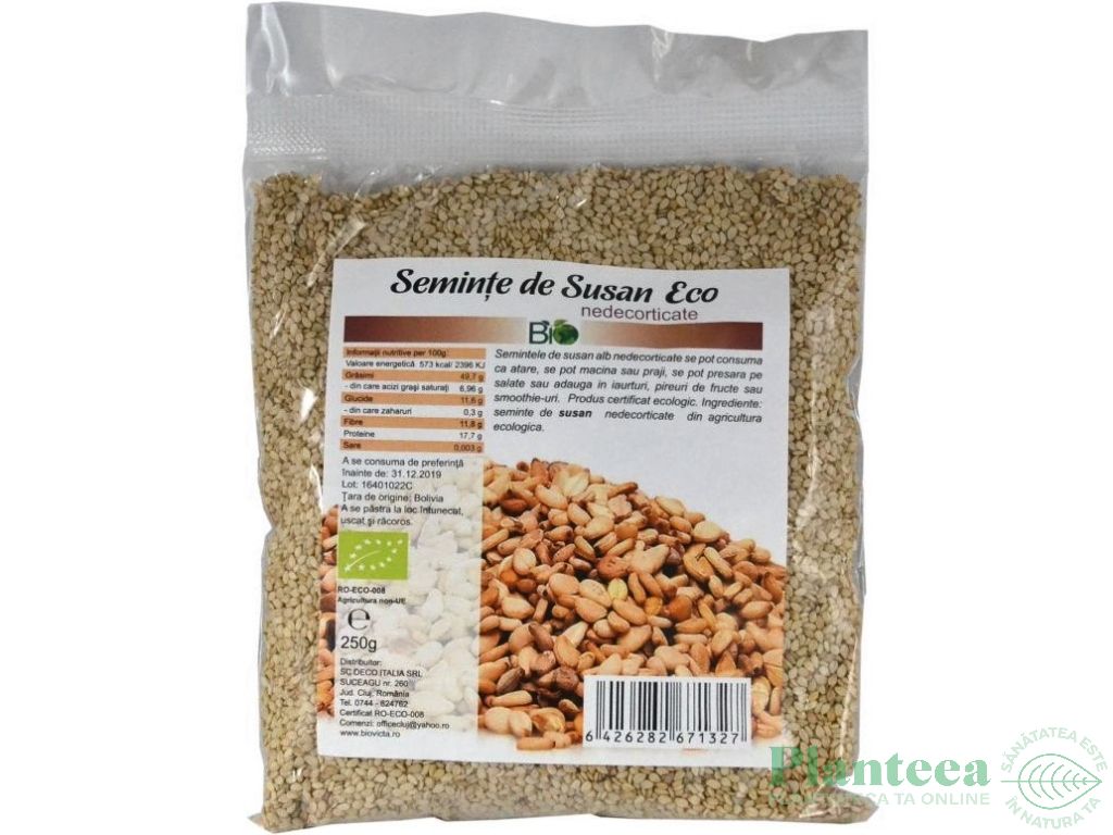 Seminte susan integral eco 250g - DECO ITALIA