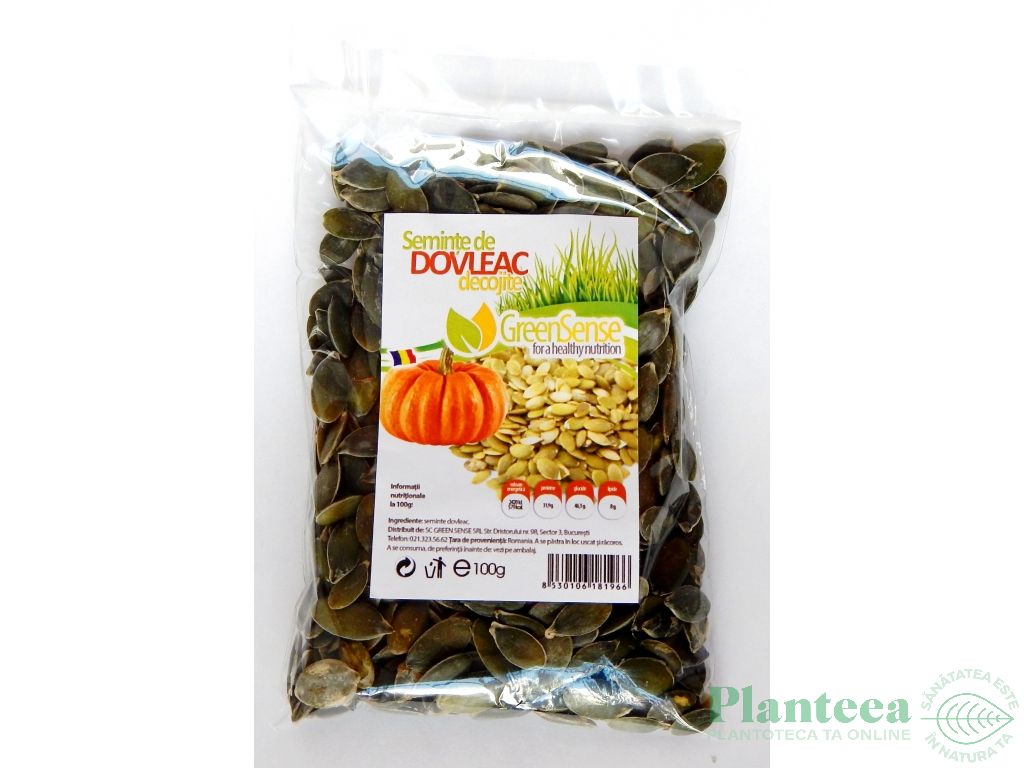 Seminte dovleac 100g - GREEN SENSE