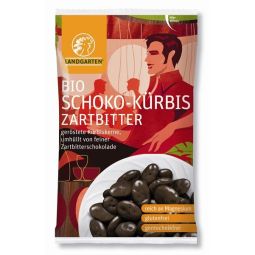 Boabe seminte dovleac invelite ciocolata amaruie eco 55g - LANDGARTEN