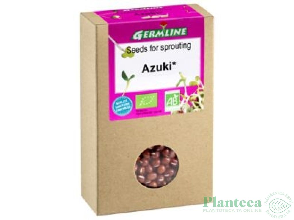 Seminte fasole azuki pt germinat eco 150g - GERMLINE