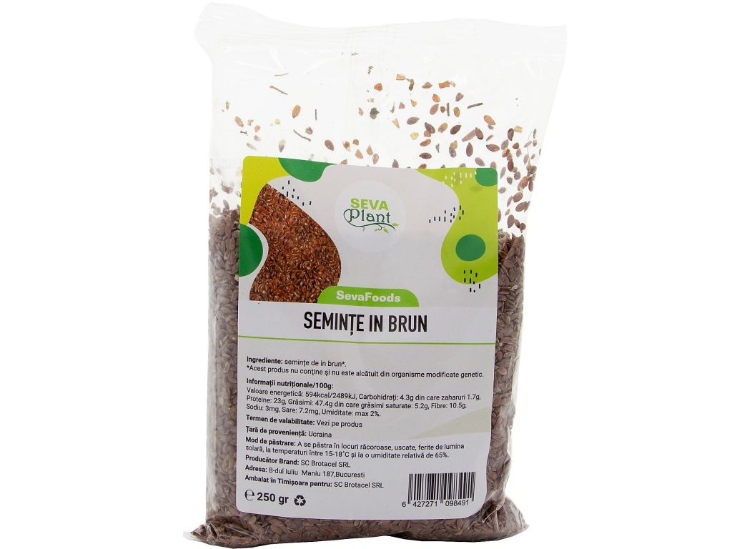 Seminte in brun 250g - SEVA FOOD