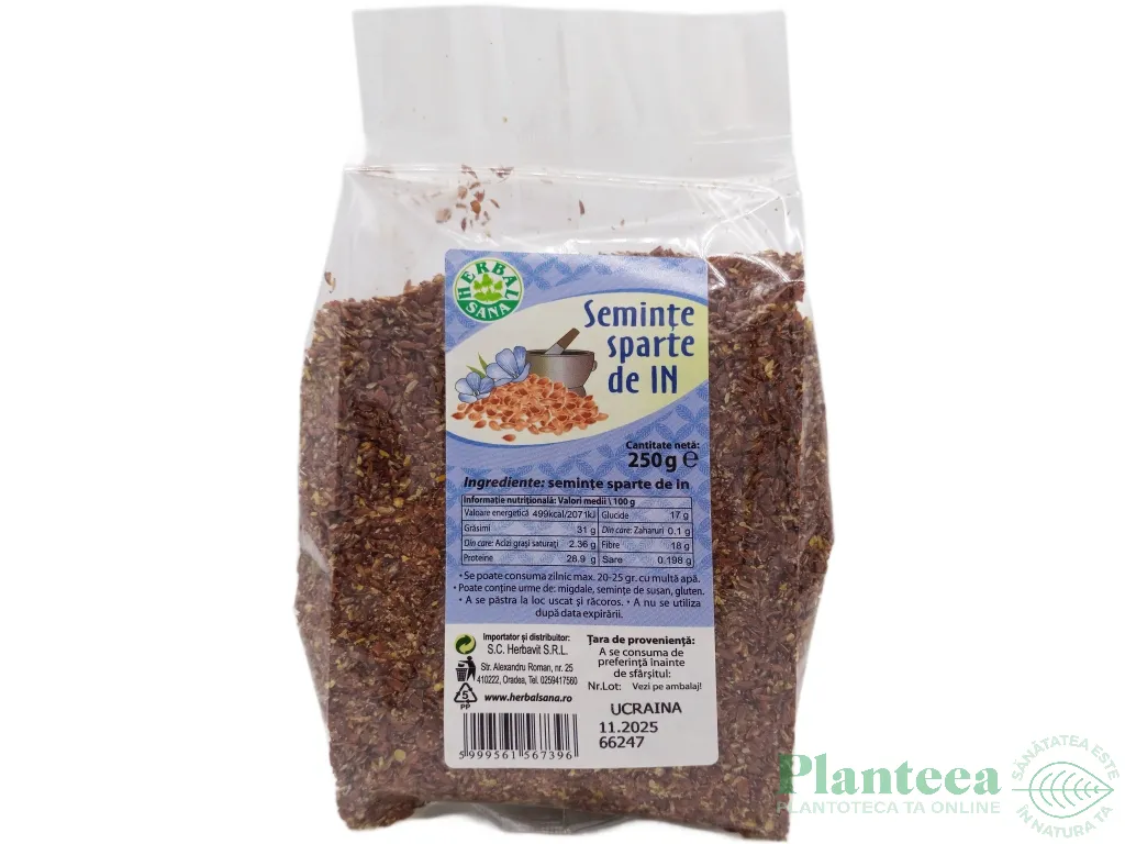 Seminte in maro sparte 250g - HERBAL SANA