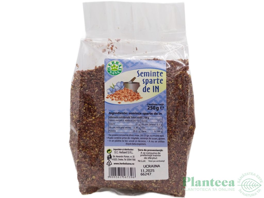 Seminte in maro sparte 250g - HERBAL SANA