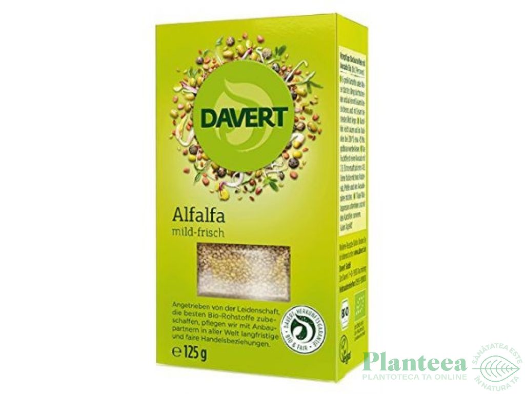 Seminte lucerna pt germinat eco 125g - DAVERT