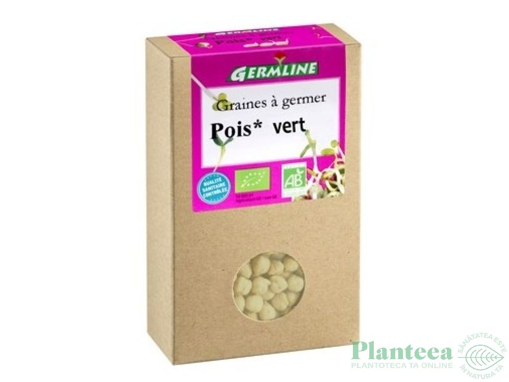 Seminte mazare verde pt germinat eco 200g - GERMLINE