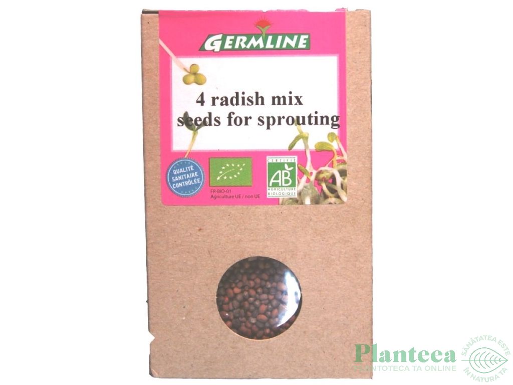 Seminte mix ridiche 4sort pt germinat eco 100g - GERMLINE