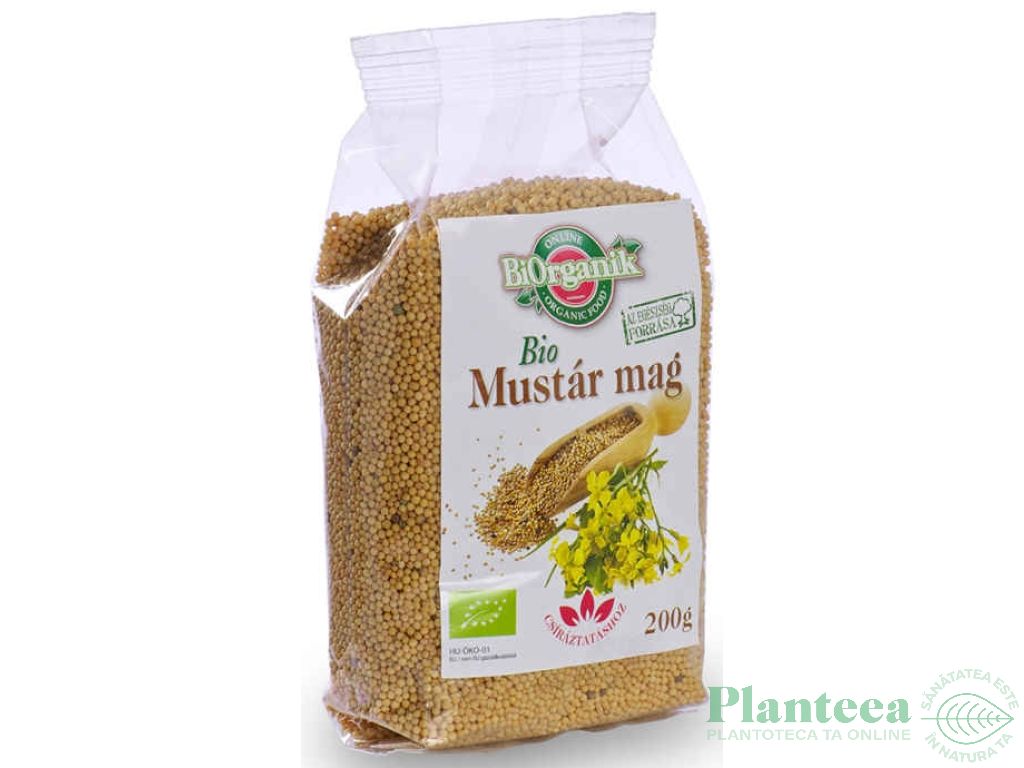 Condiment mustar boabe eco 200g - BIORGANIK