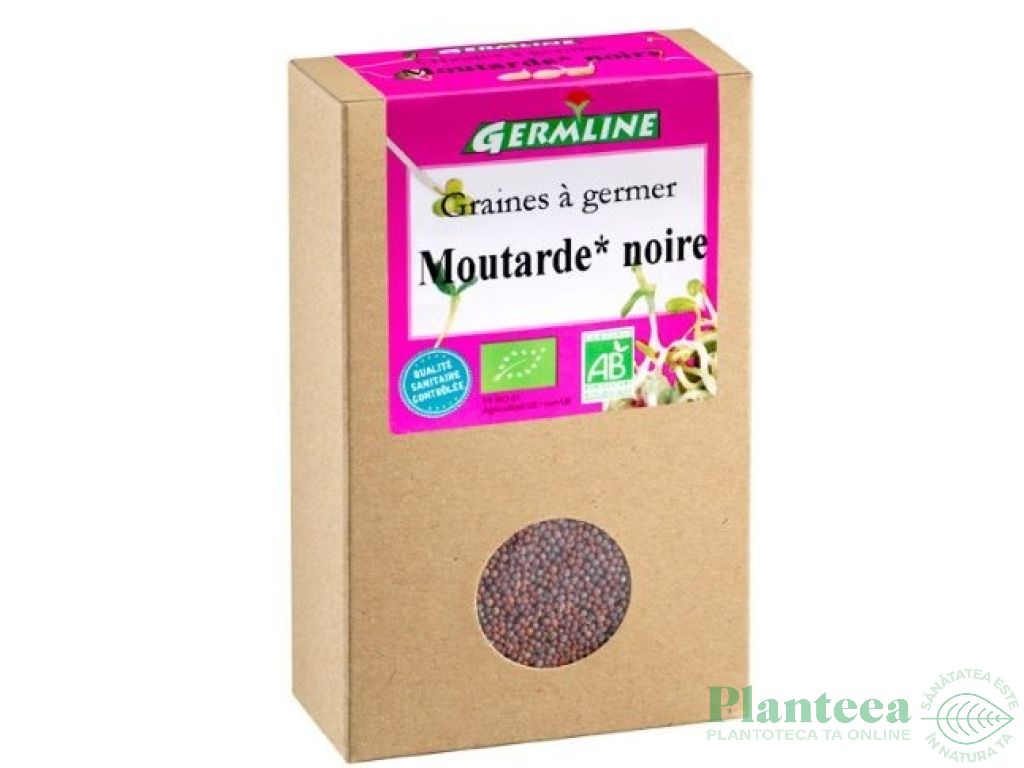 Seminte mustar negru pt germinat eco 150g - GERMLINE