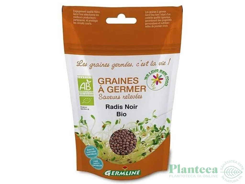 Seminte ridiche neagra pt germinat eco 150g - GERMLINE