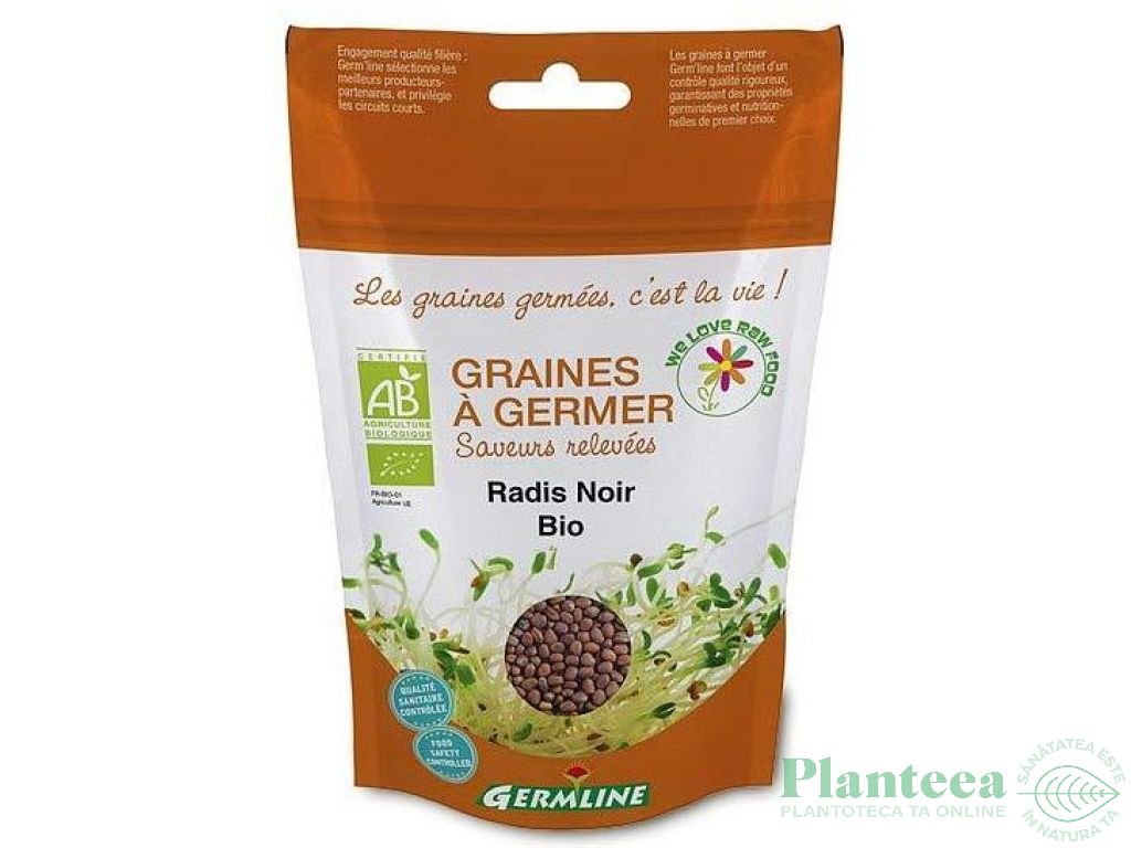Seminte ridiche neagra pt germinat eco 150g - GERMLINE