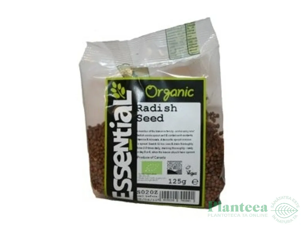 Seminte ridiche pt germinat eco 125g - ESSENTIAL ORGANIC