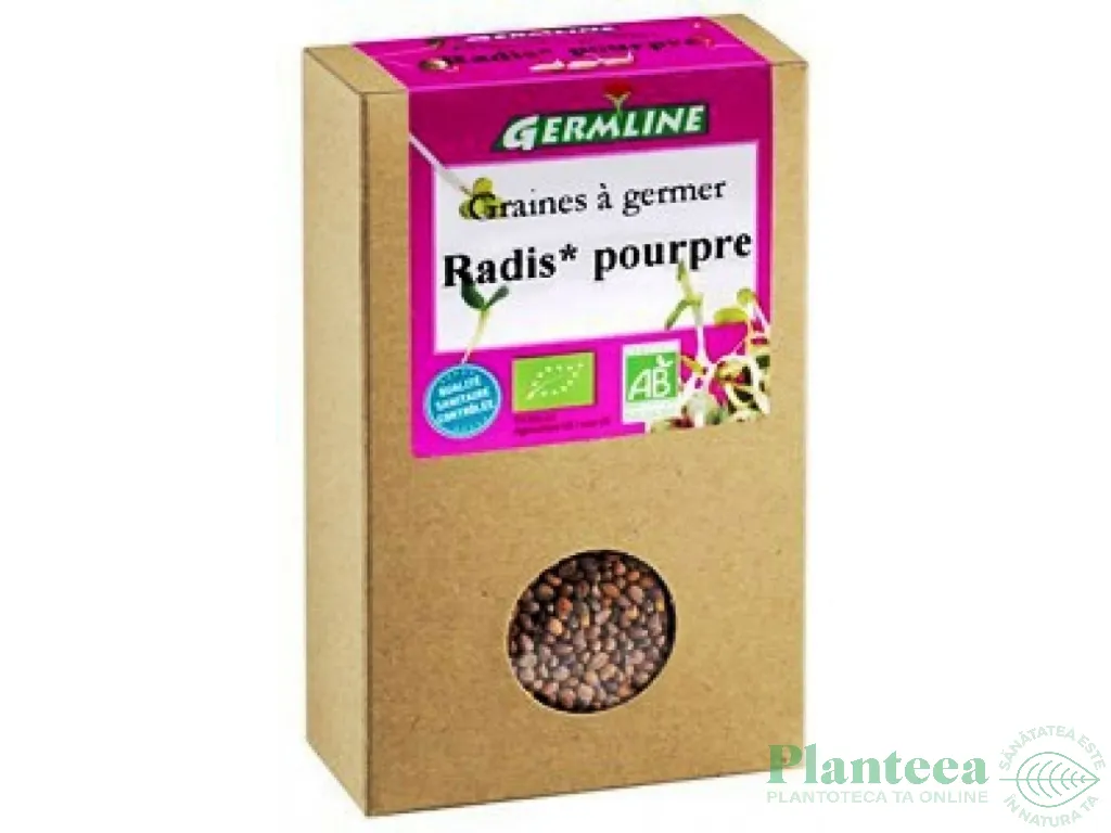 Seminte ridiche purpurie pt germinat eco 100g - GERMLINE