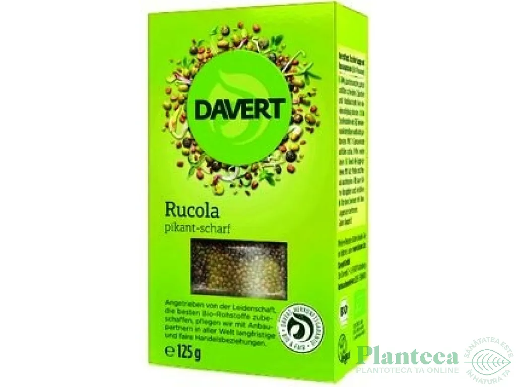 Seminte rucola pt germinat eco 125g - DAVERT