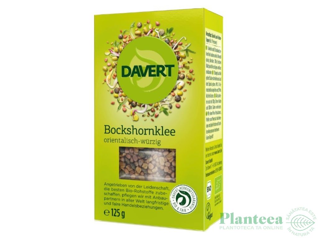 Seminte schinduf pt germinat eco 125g - DAVERT