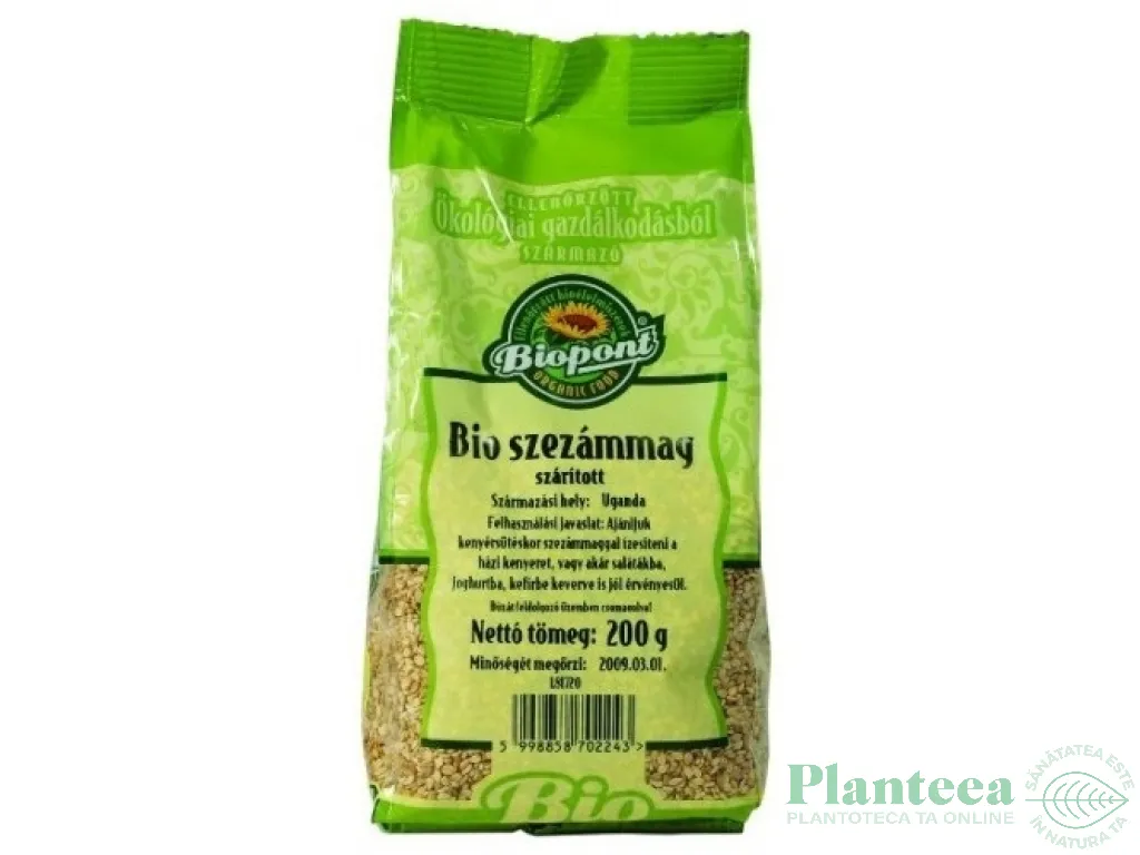 Seminte susan decorticat eco 200g - BIOPONT