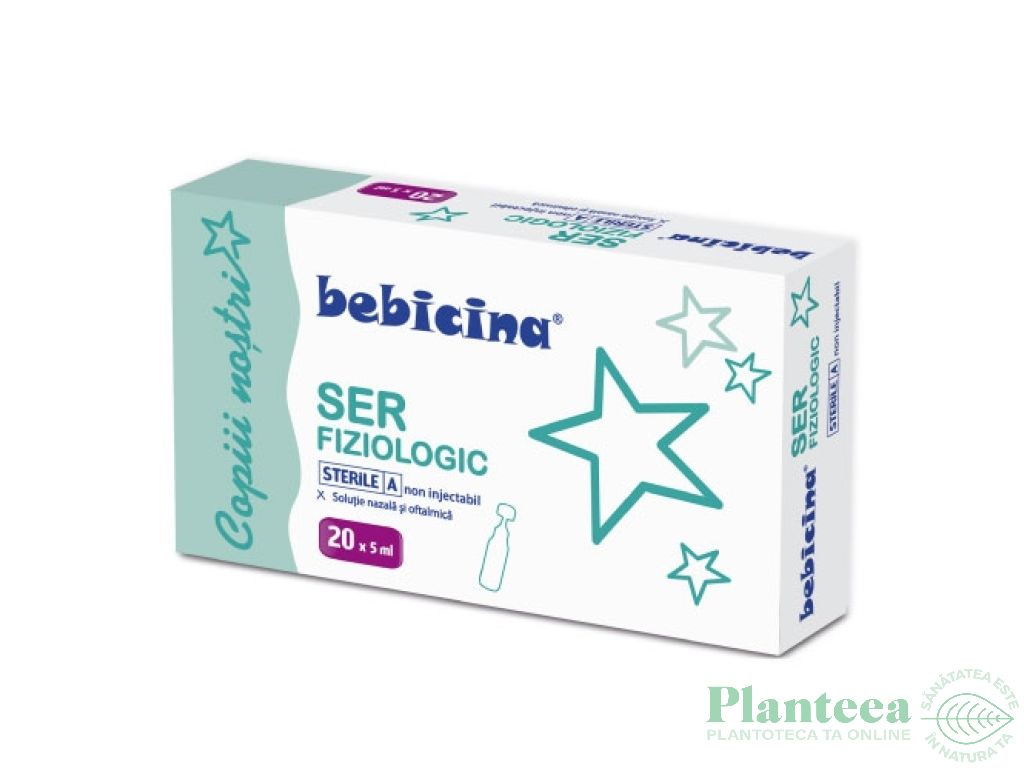 Ser fiziologic fiole 20x5ml - BEBICINA