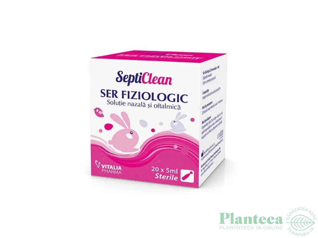 Ser fiziologic fiole 20x5ml - VITALIA K