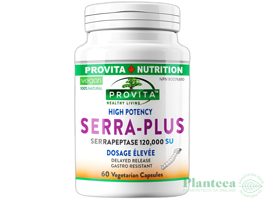 Serra Plus [Serrapeptaza] 60cps - PROVITA NUTRITION