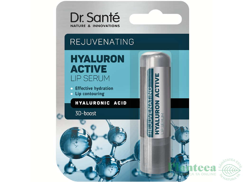 Serum buze 3D boost rejuvenare hidratare Hyaluron Active 3,6g - DR SANTE
