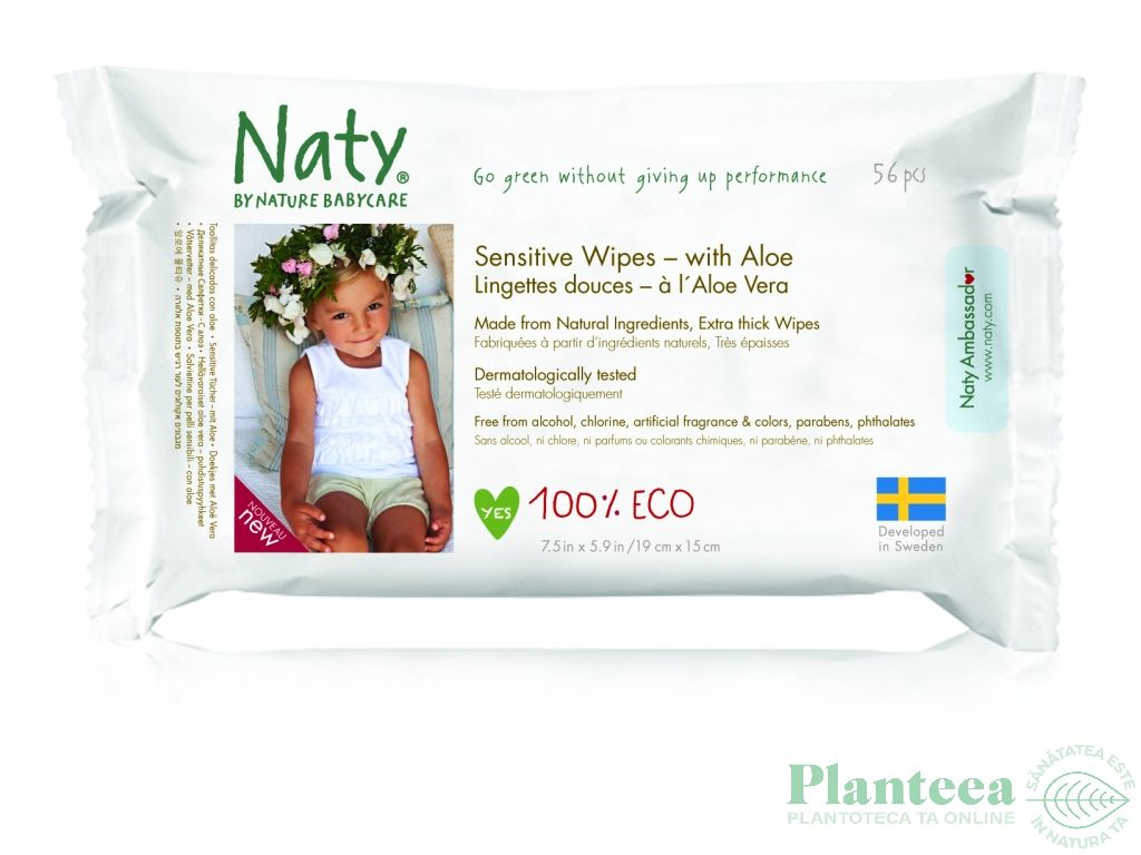 Servetele umede aloe vera bebe 56b - NATY