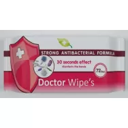 Servetele umede antibacteriene 72b - DR WIPE`S