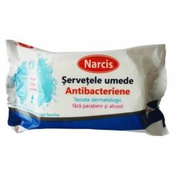 Servetele umede antibacteriene 72b - NARCIS