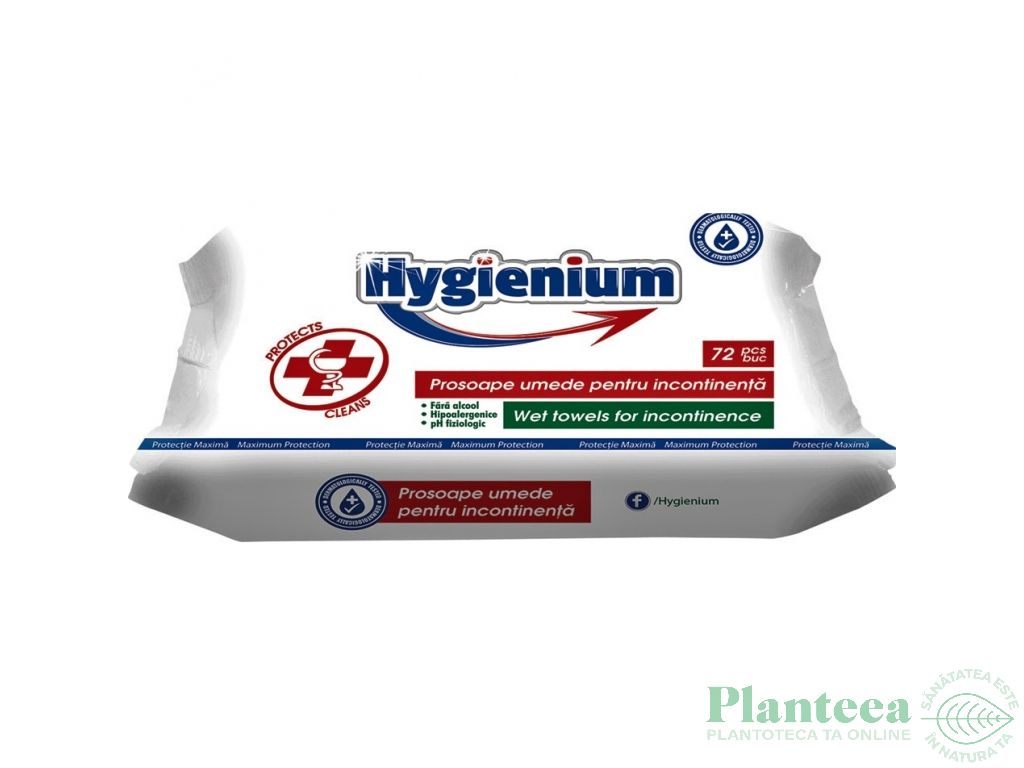 Servetele umede incontinenta 72b - HYGIENIUM