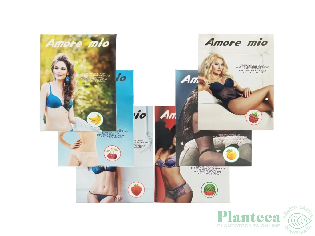 Prezervative super senzitive 6 arome diferite 18b - AMORE MIO
