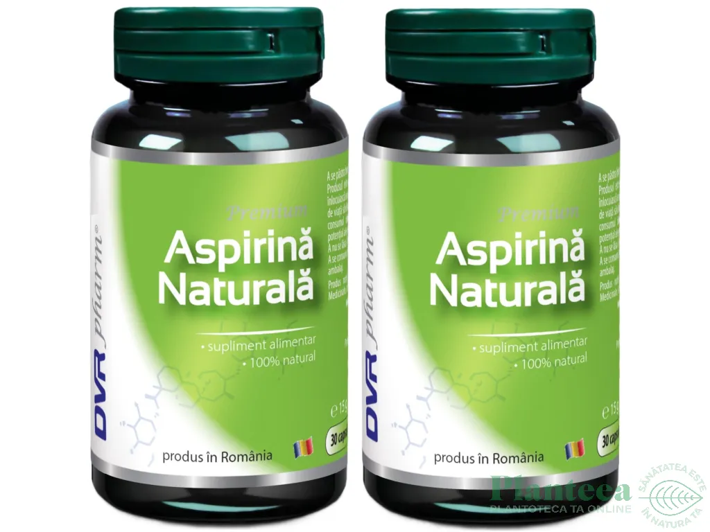 Set Aspirina naturala 2x30cps - DVR PHARM