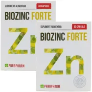 Set BioZinc forte 2x30cps - PARAPHARM