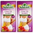 Set Ceai slabit cu leustean 2x20dz - NATURAVIT
