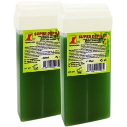 Set Ceara epilatoare unica folosinta musetel aplicator mare Super 2x100ml - DEPILET