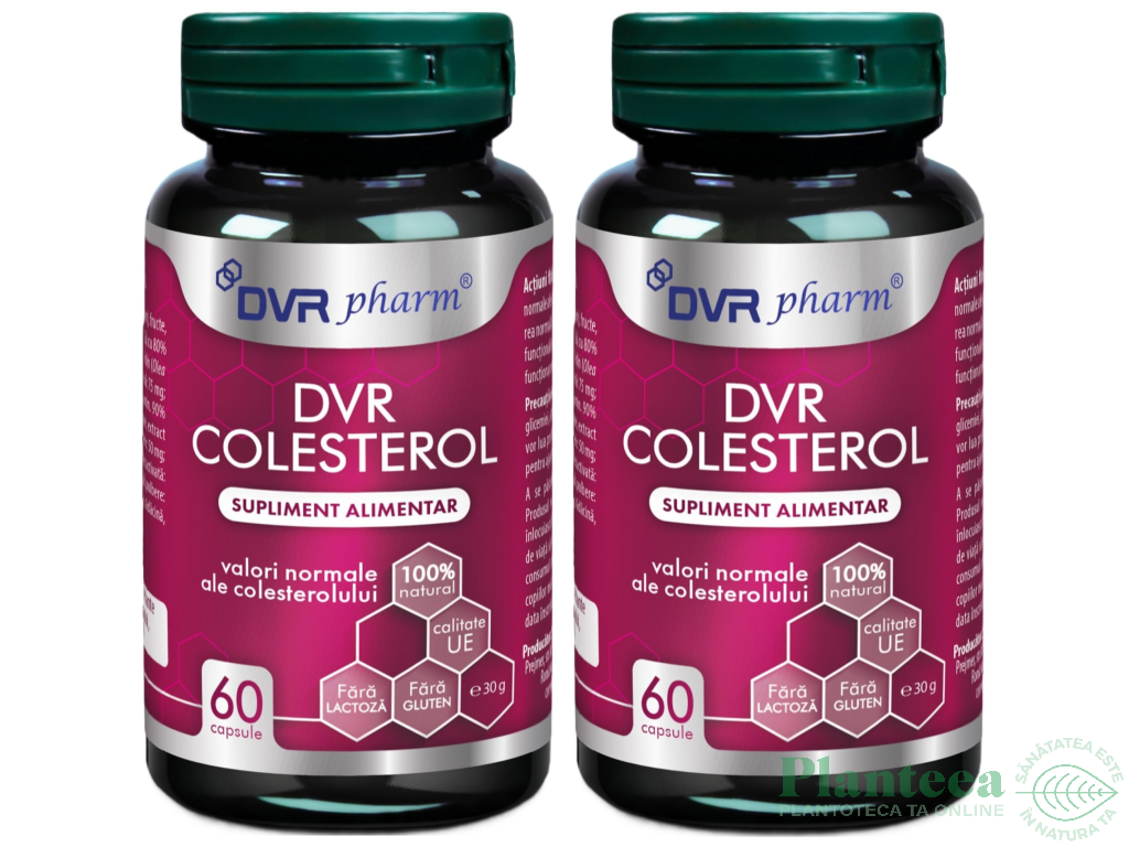 Pachet DVR Colesterol 2x60cps - DVR PHARM
