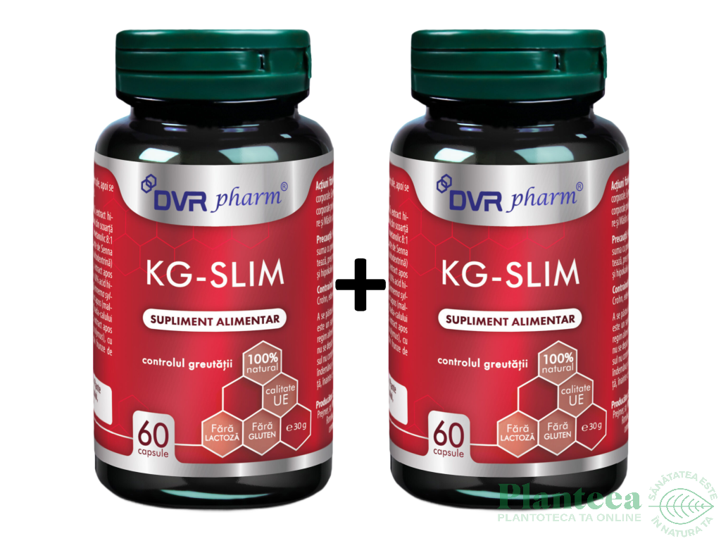 KG Slim Controlul greutatii 2x60cps - DVR PHARM