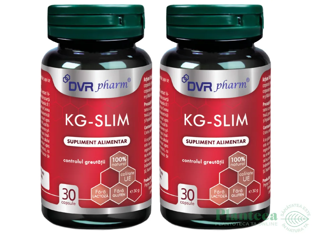 Set KG Slim Controlul greutatii 2x30cps - DVR PHARM