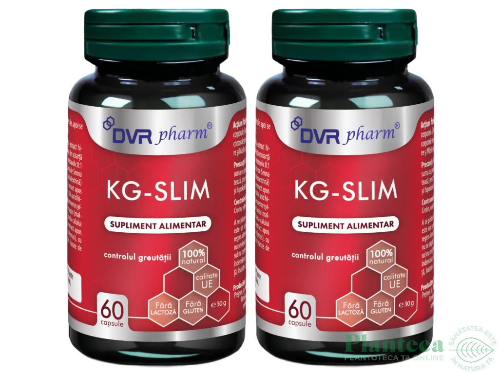Set KG Slim Controlul greutatii 2x60cps - DVR PHARM