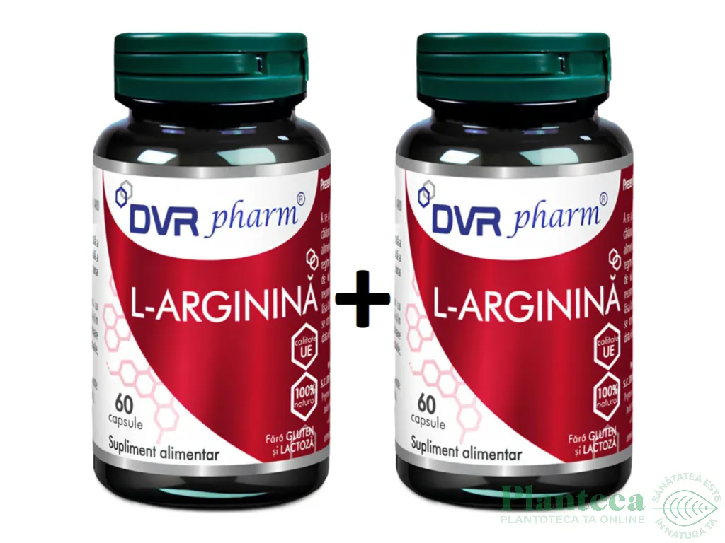Set Larginina 400mg 2x60cps - DVR PHARM