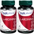 Pachet Larginina 400mg 2x60cps - DVR PHARM